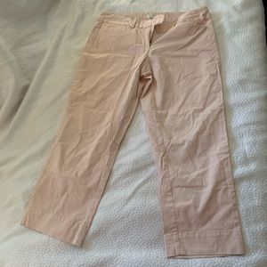 Used LOFT pink cropped pants